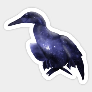 Galaxy Gannet Sticker